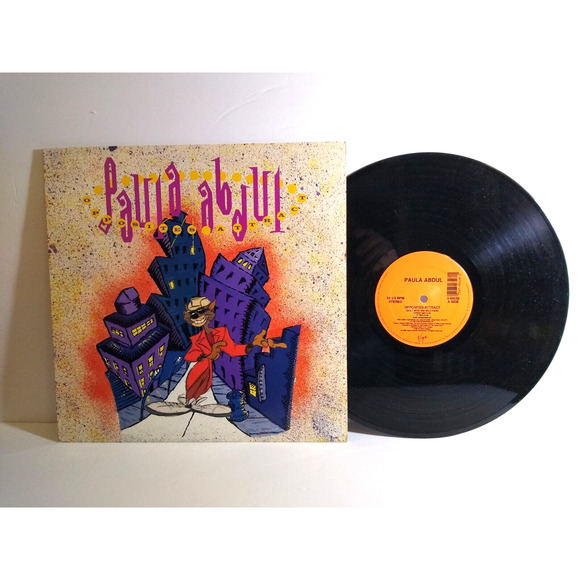 Paula Abdul Opposites Attract 12" Vinyl Maxi Single EP Record Funk Soul Pop 1988 - Picture 1 of 3